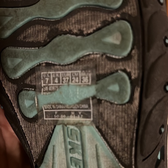 Size 7 Blue, gray sketchers sandals. - Picture 8 of 8